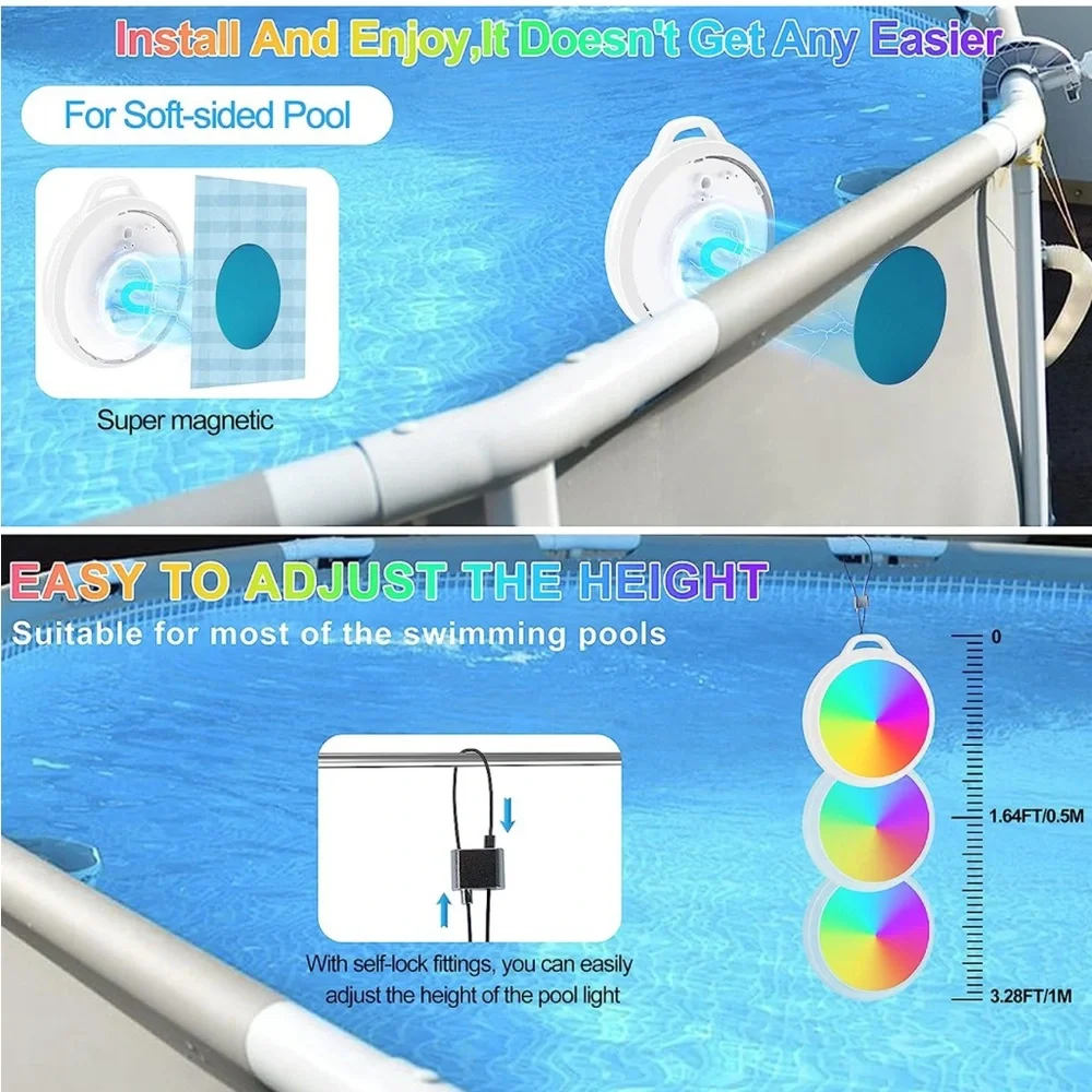 Beautiful pool light